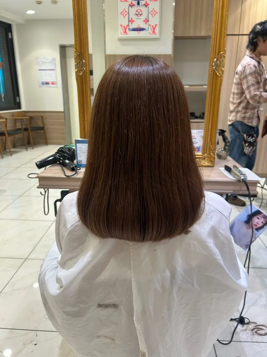 ミディアム 佐藤 ななせのヘアスタイル