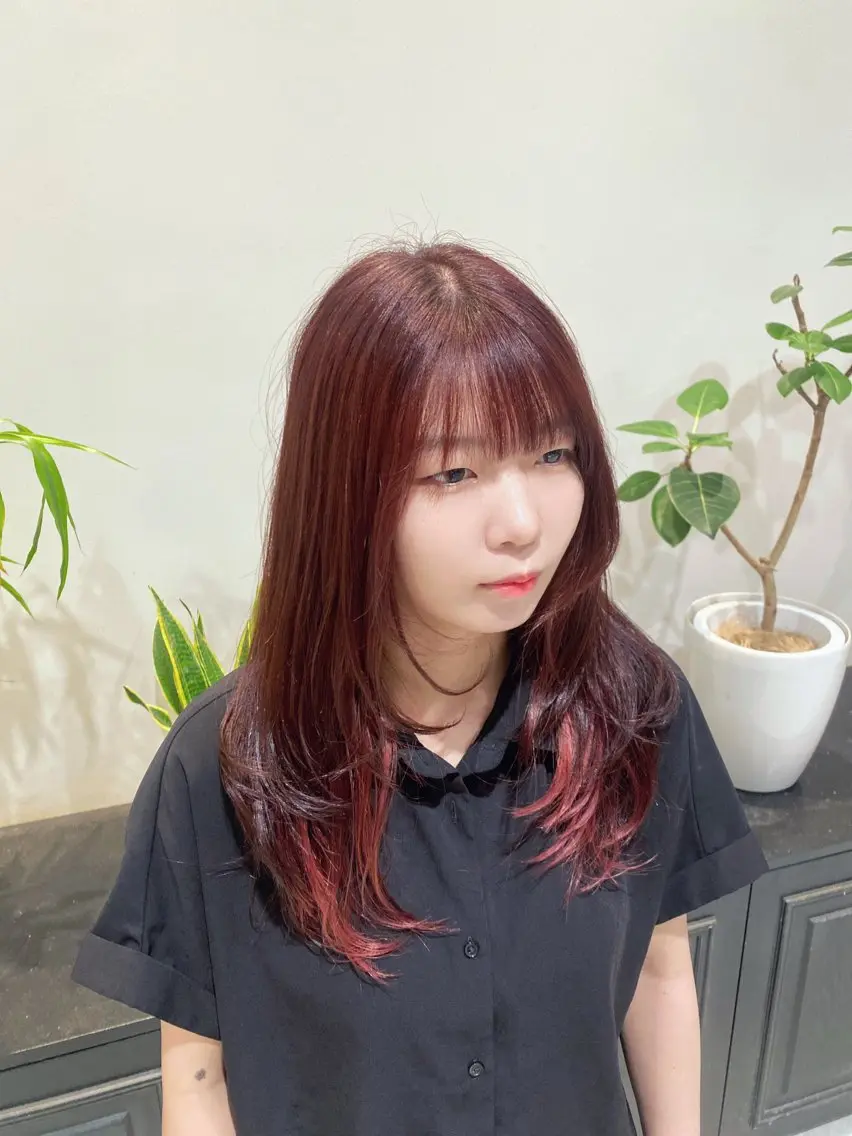 ロング 永田 幸枝のヘアスタイル