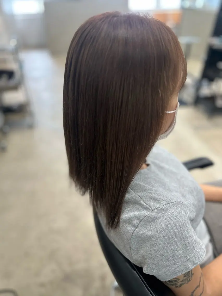 ミディアム カラー あんじゅ ✨暖色カラー✨高崎のヘアスタイル