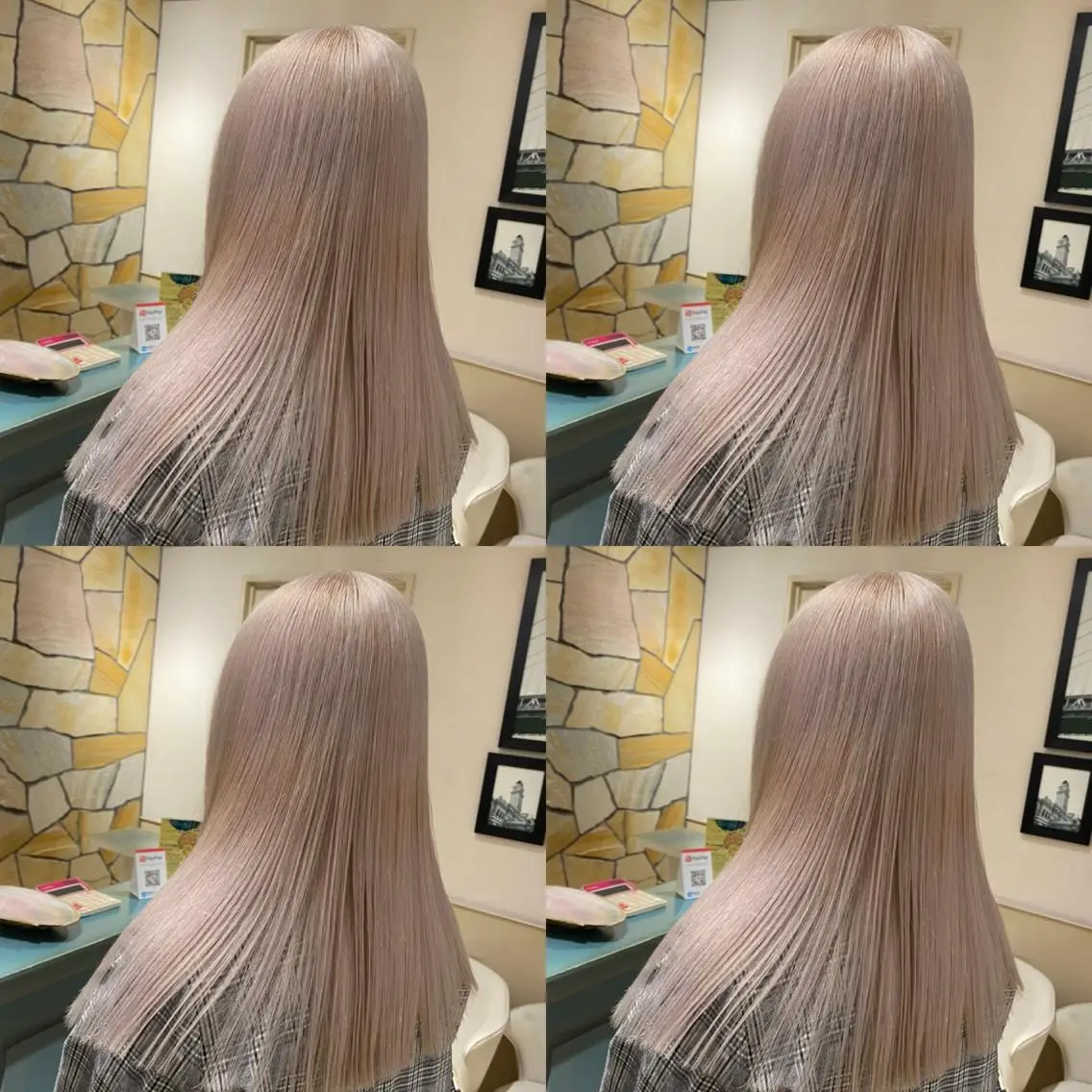 セミロング カラー ヘアアレンジ 💎韓国レイヤー× 髪質改善ゆうま💎のヘアスタイル