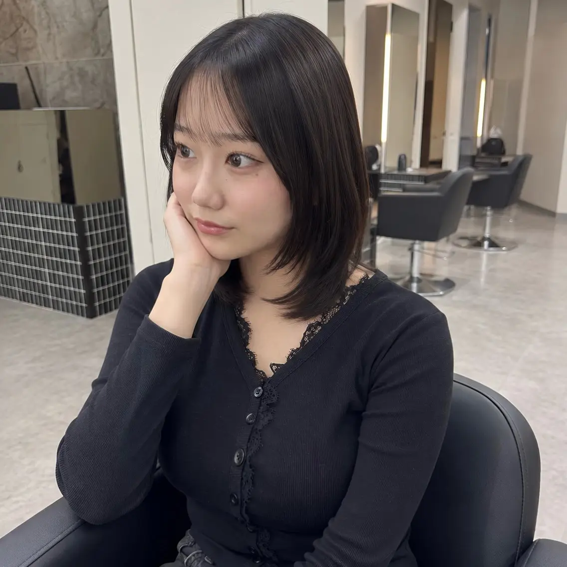 ショート カラー カット ヘアカラー トリートメント 🎀レイヤー×透明感 ×髪質改善🎀米田のヘアスタイル