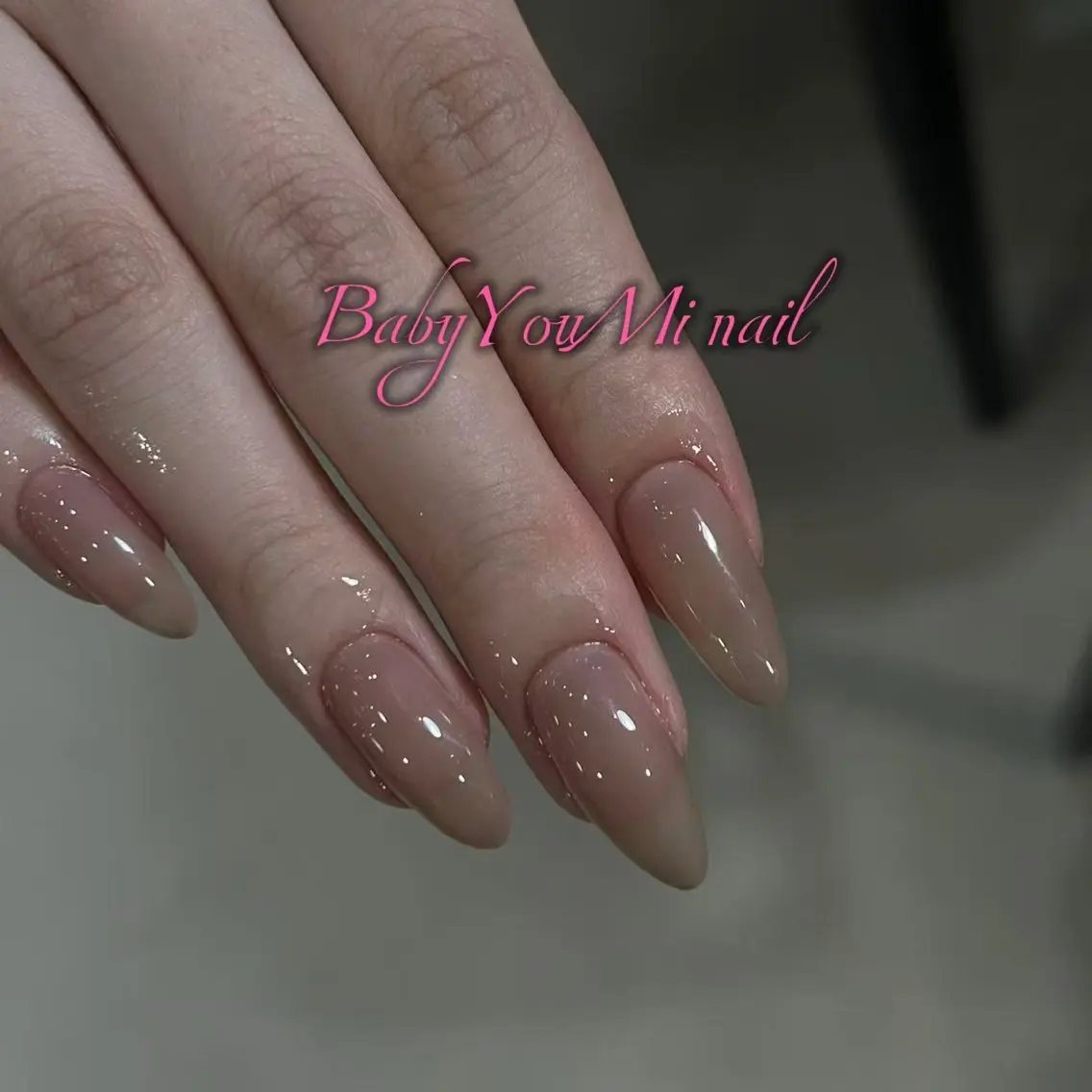 ネイル オーロラネイル チークネイル 成人式 フットネイル フレンチネイル ハンドネイル BabyYouMi nailのネイルデザイン