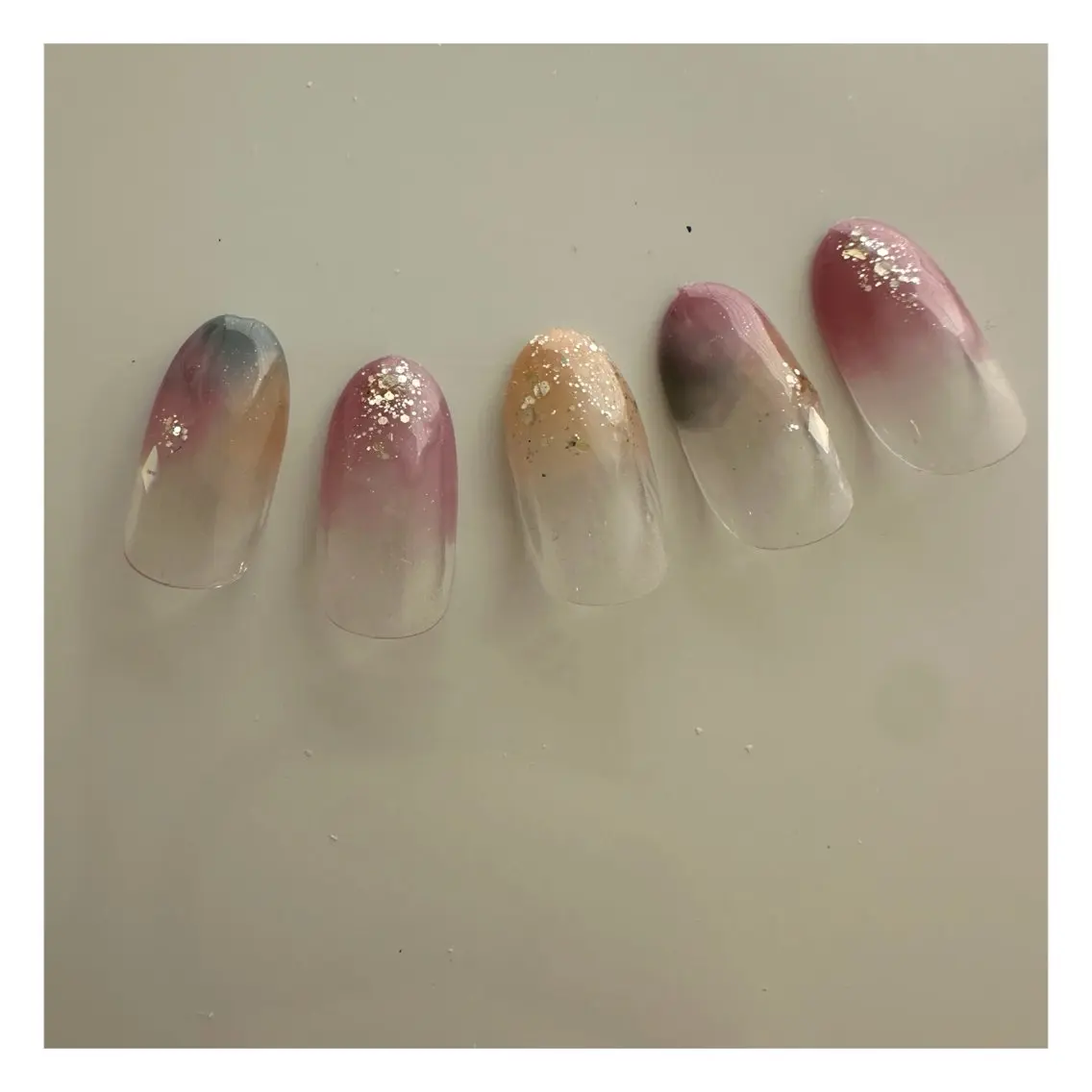ネイル グラデーション 大理石ネイル(マーブル) ニュアンスネイル private. nailsalonのネイルデザイン