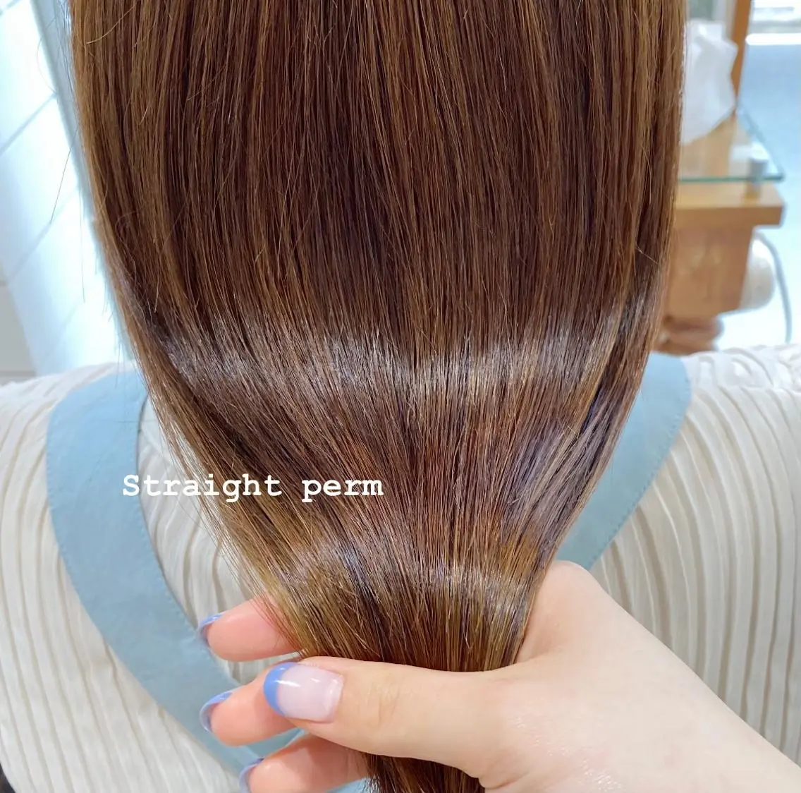 ロング パーマ 縮毛矯正 トリートメント ツカハラ リリカ 👒柔らかカラー👒のヘアスタイル