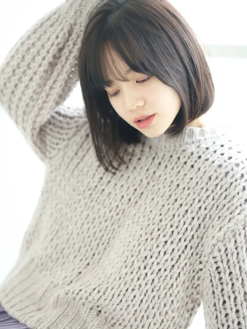 ショート 細川 真希のヘアスタイル