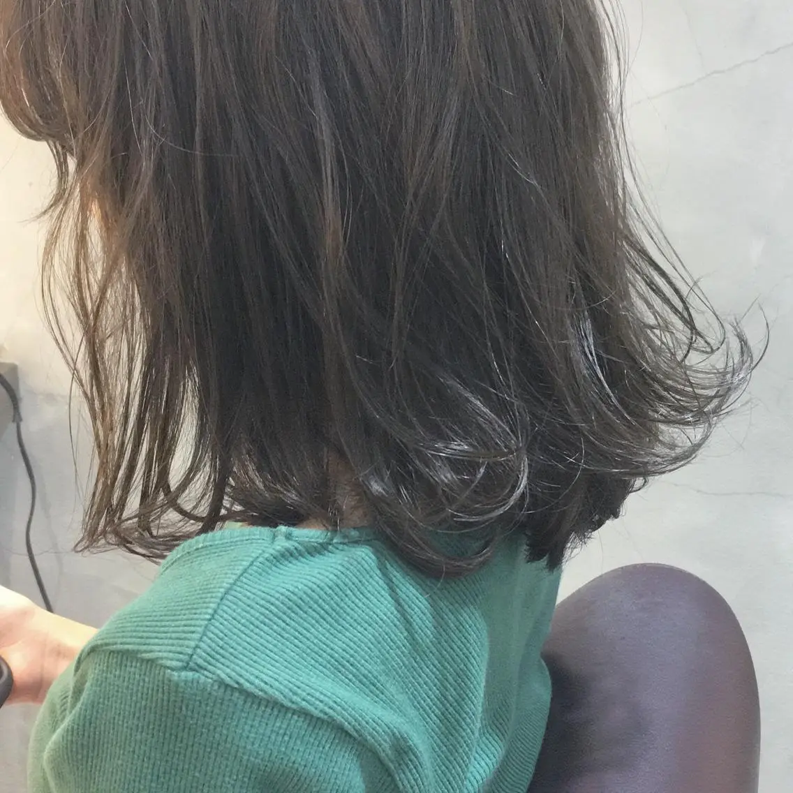 ミディアム カラー 金子 歩実のヘアスタイル