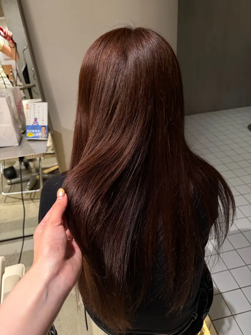 セミロング ヘアカラー トリートメント ｡.:*☆ayame / カットモデル募集のヘアスタイル