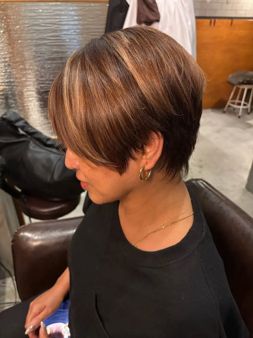 ショート カット 店長 大方康暉のヘアスタイル