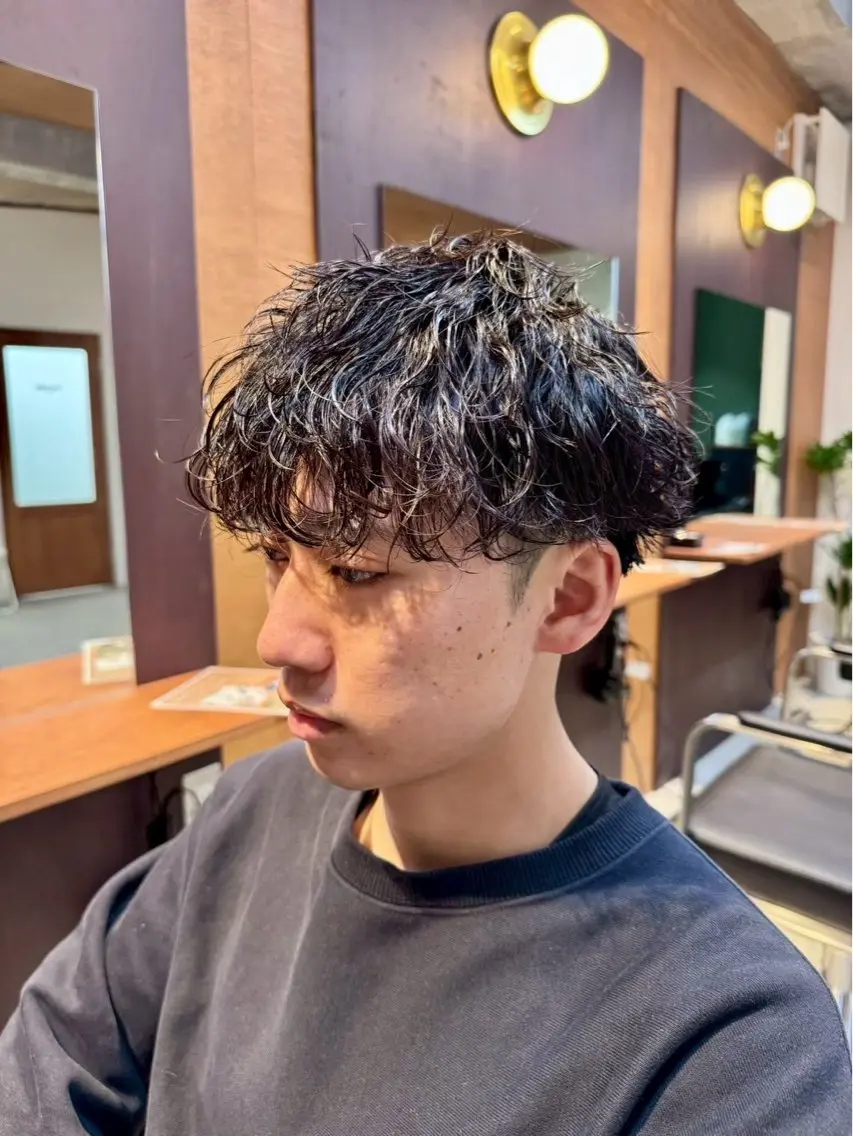 ショート カット パーマ パーマ特化Rito/ Attractのヘアスタイル