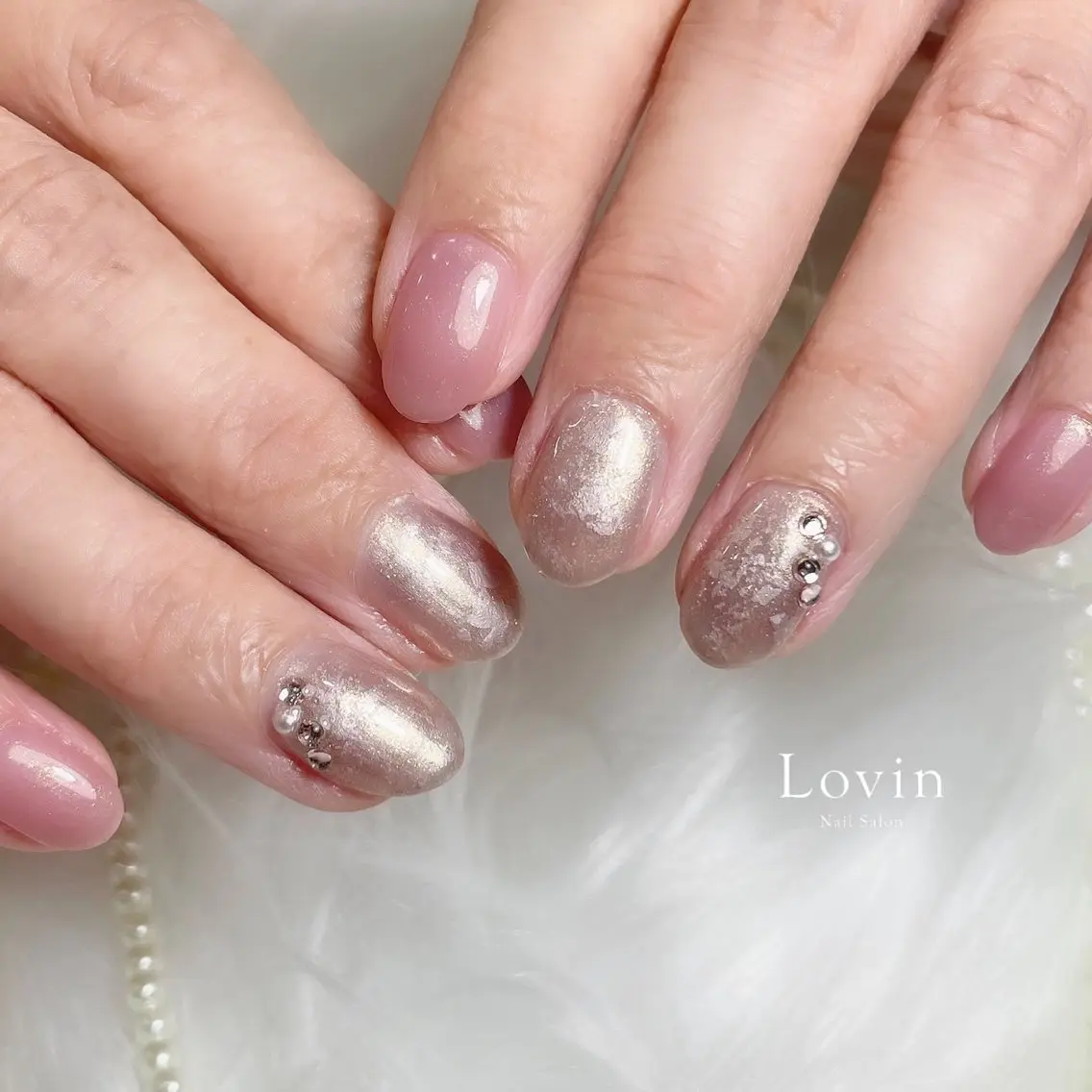 ネイル ジェルネイル オフィスネイル ワンカラーネイル パラジェル k-two nailのネイルデザイン