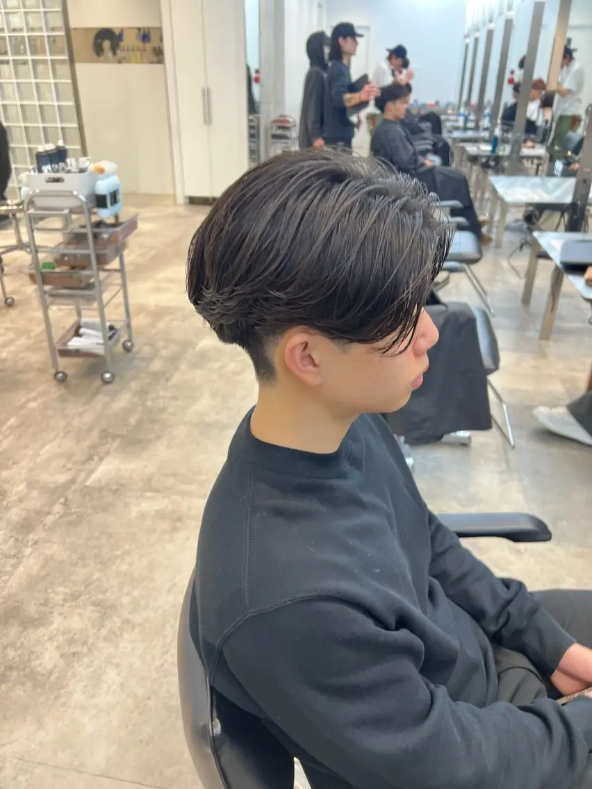 カット、ニュアンスパーマの写真