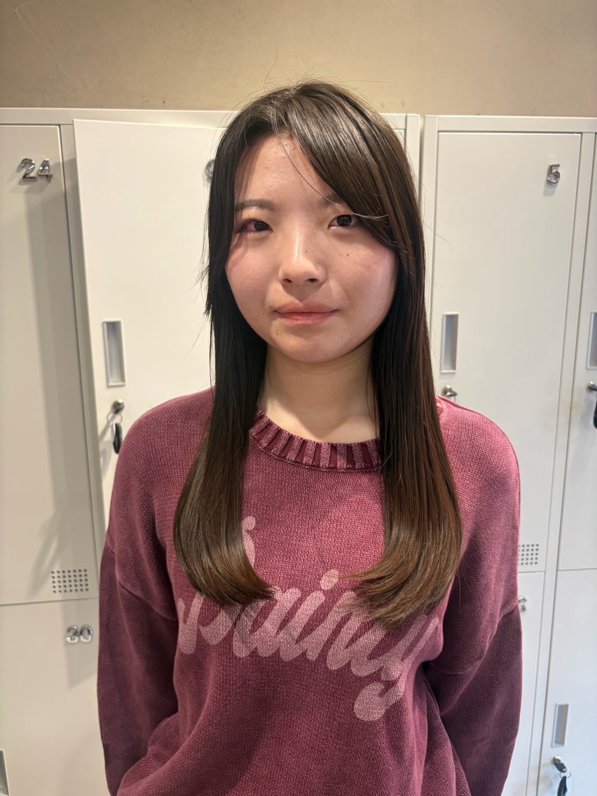 ロング カラー 髪質改善 ヘアカラー トリートメント Koharu🍓 ベージュ/艶髪カラーのヘアスタイル