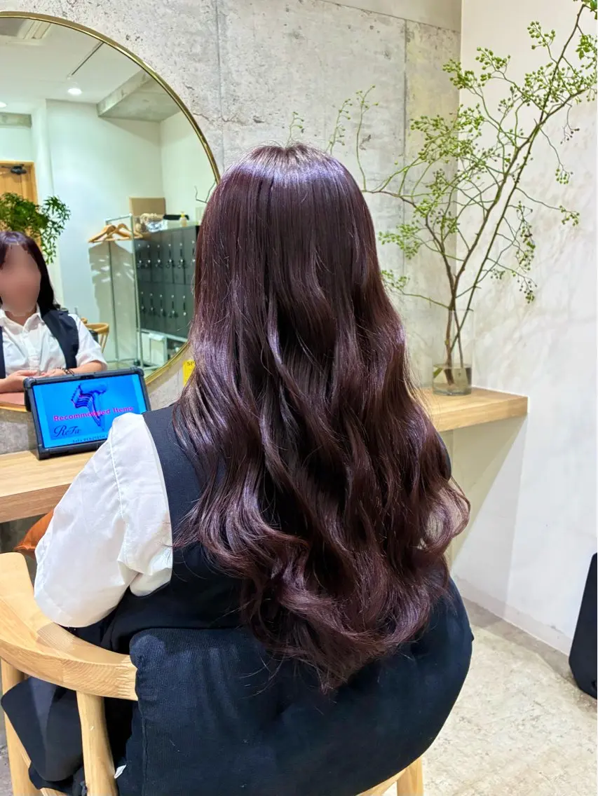 カラー ブラウンカラー レッドカラー garden松浦颯吾 流山おおたかの森のヘアスタイル