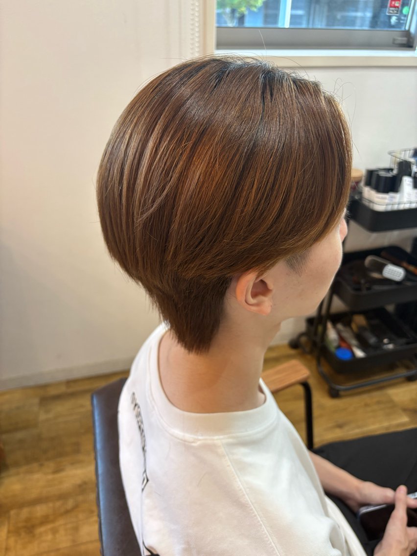 メンズ カット 縮毛矯正 しゅうご 髪質改善のヘアスタイル