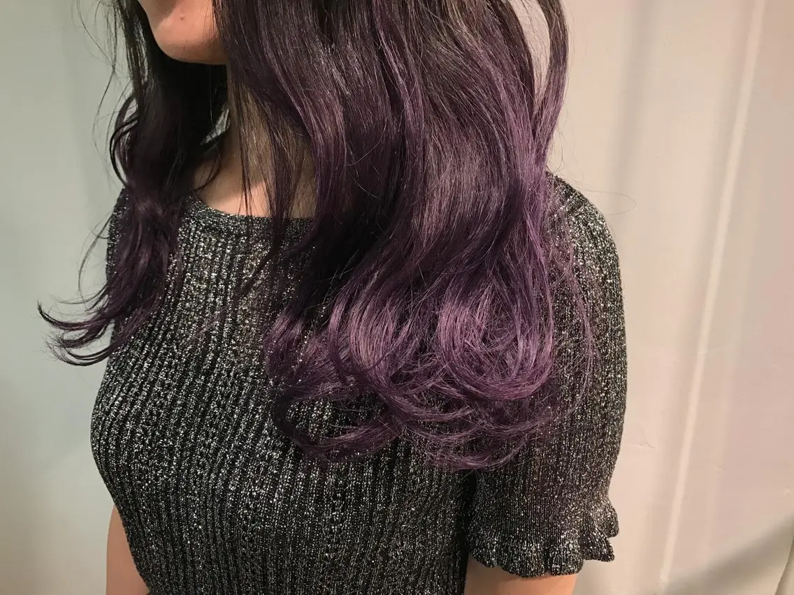 ロング カラー ブリーチ グラデーションカラー 透明感カラー/ レイヤー　YUKAのヘアスタイル