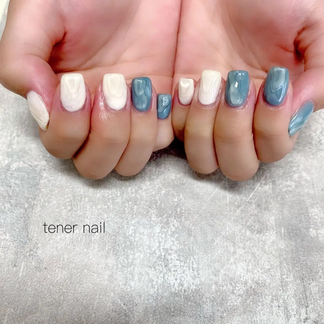 ネイル ニュアンスネイル ぷっくりネイル テネルネイル tener nailのネイルデザイン