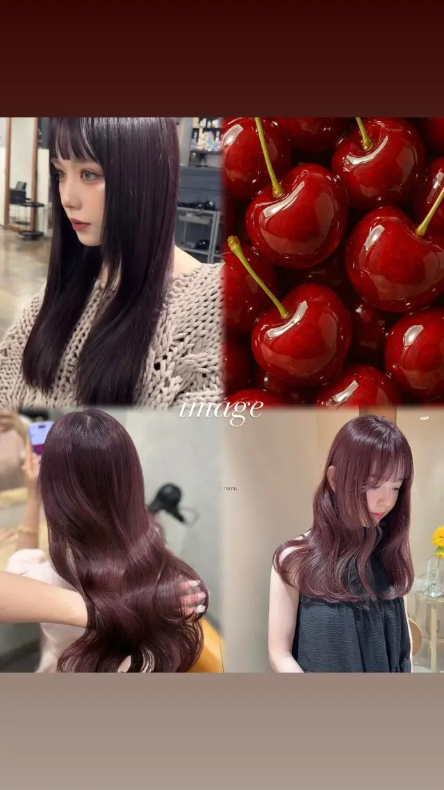 ロング カラー 加藤 歩未のヘアスタイル