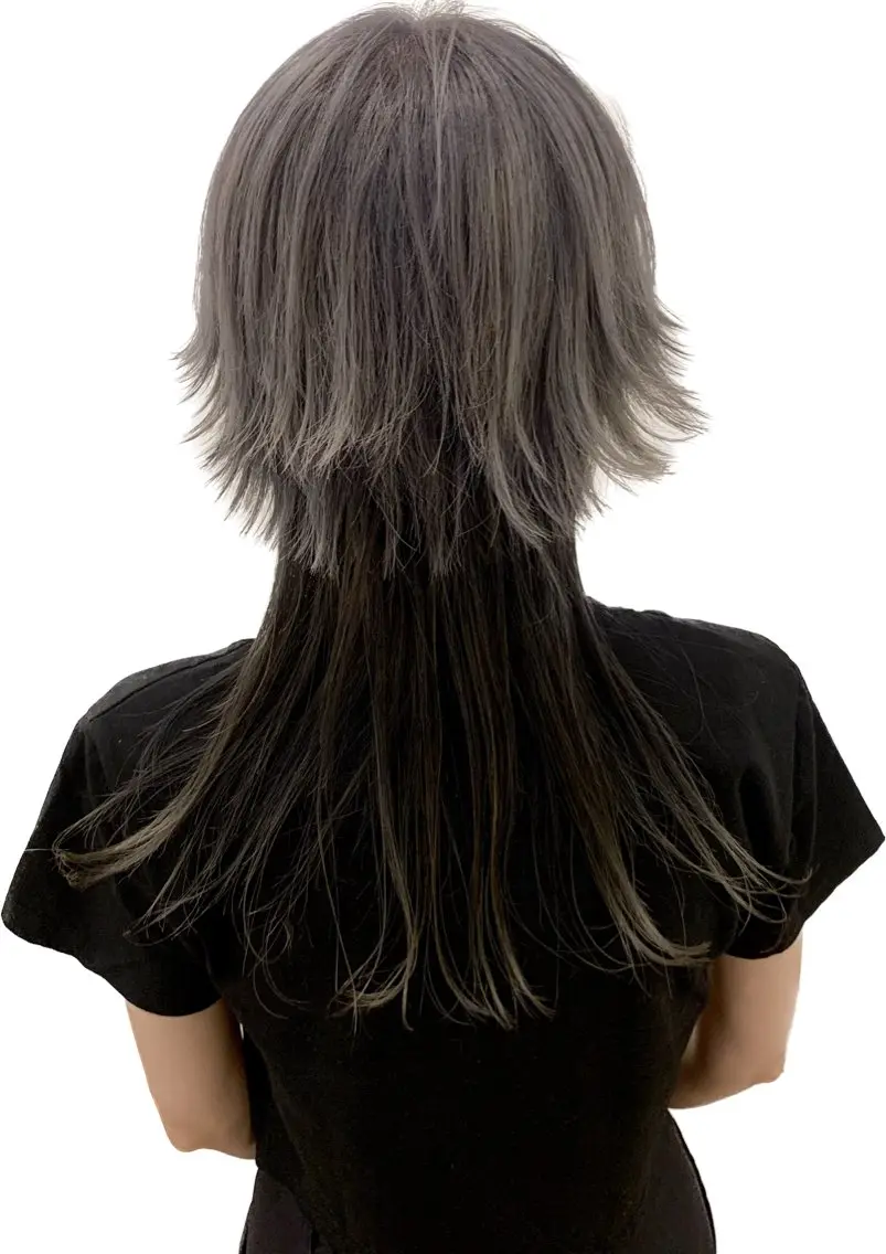 ロング カラー ヘアアレンジ メンズ ミドウチ アヤカのヘアスタイル