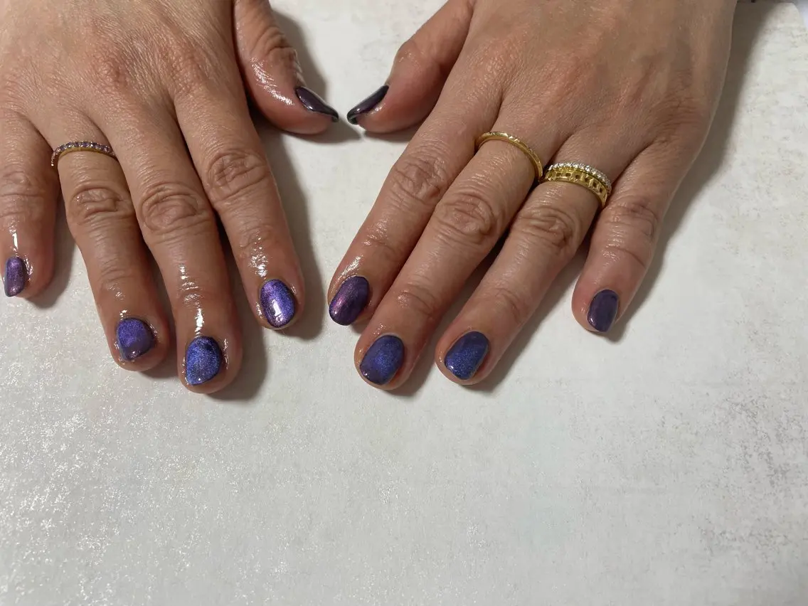 ネイル ジェルネイル 韓国ネイル マグネットネイル メンズネイル パラジェル kiki nail たまプラーザのネイルデザイン