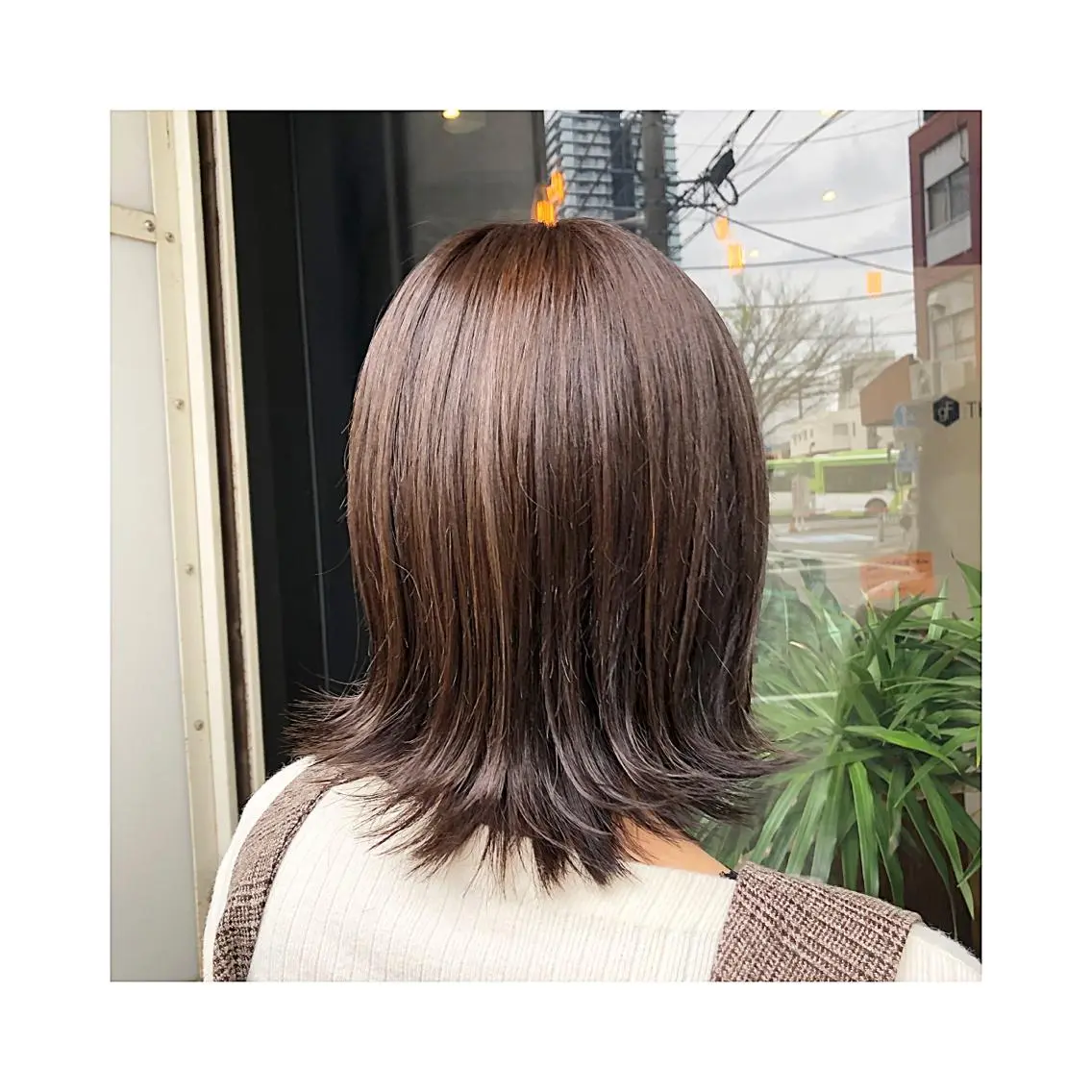 ミディアム カラー アッシュ アッシュブラウン ブラウンカラー ◇おの あすか◇のヘアスタイル