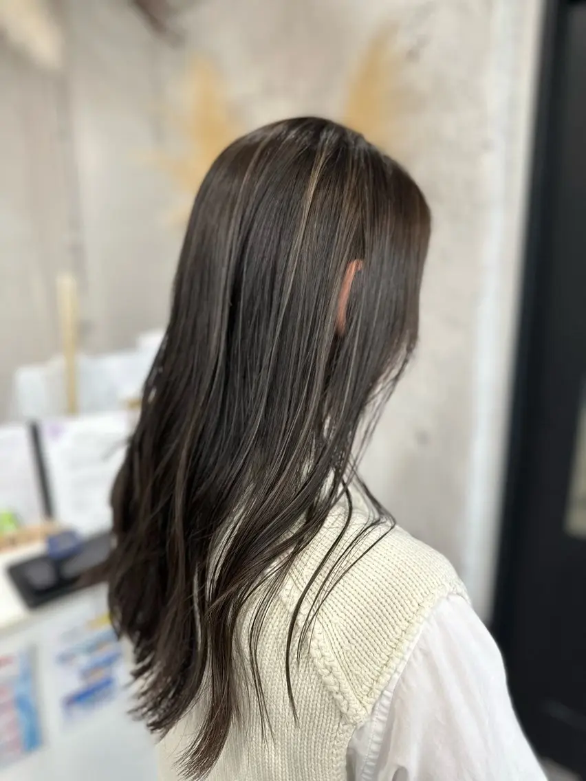ロング カラー ヘアアレンジ 久米 治仁のヘアスタイル