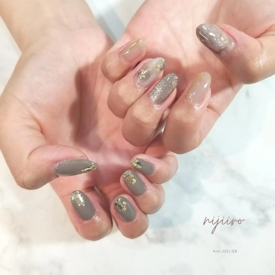 ネイル ハンドネイル nijiiro🌈 サトウのネイルデザイン