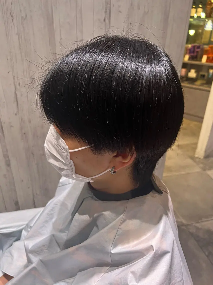 メンズ 縮毛矯正 junya カラーモデル募集中のヘアスタイル
