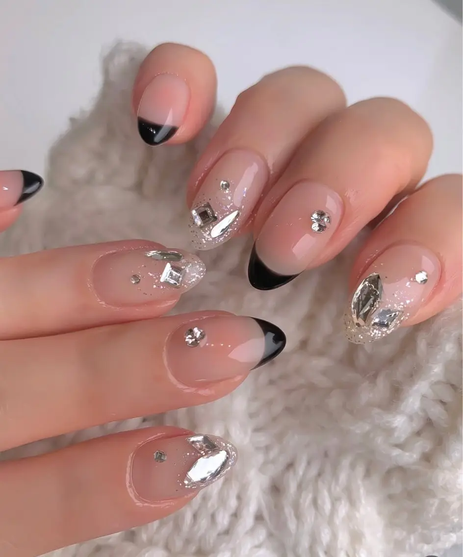 ネイル アートネイル オーロラネイル チークネイル 長さ出し フットネイル ハンドネイル Blossom nail_研修のネイルデザイン