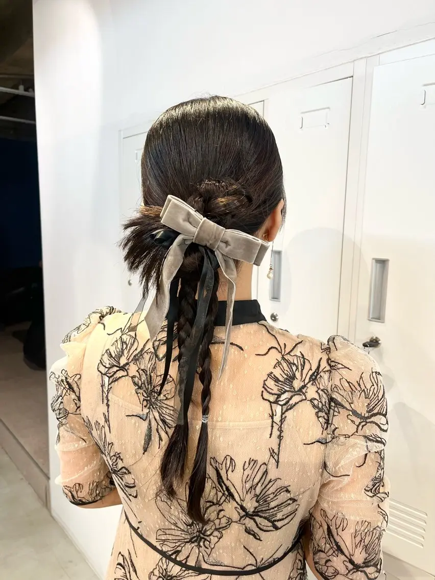 ロング ヘアアレンジ ヘアセット 🌷レイヤーカット/ フルキシオリ🌷のヘアスタイル
