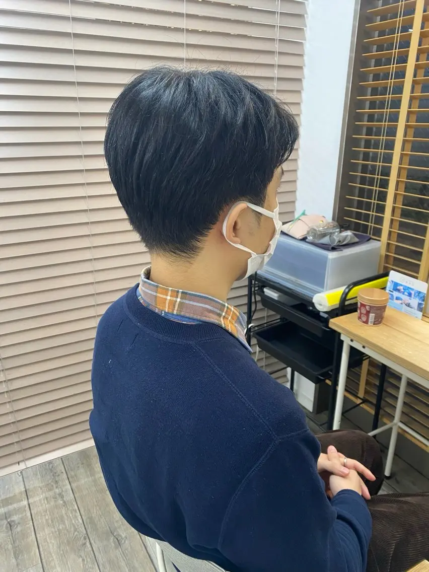 メンズ 刈り上げ カット トリートメント THETAふじみ野 野宮のヘアスタイル