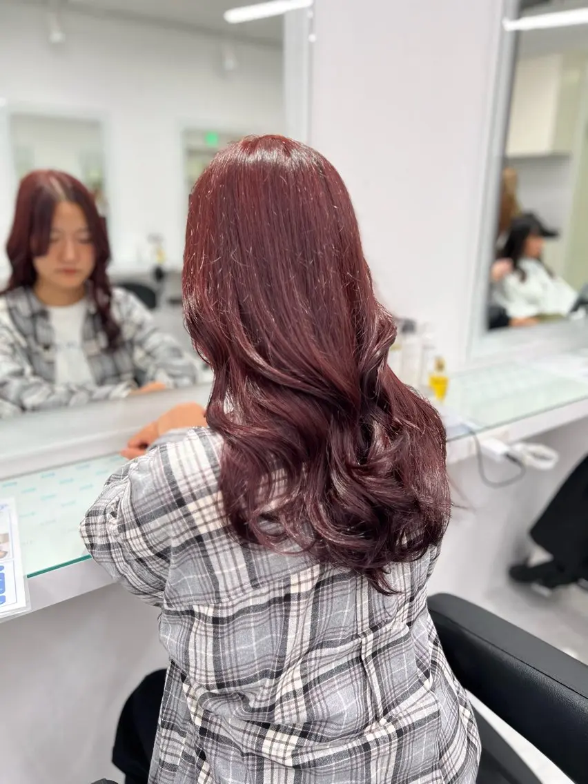 カラー ヘアカラー トリートメント ヘッドスパ ヘアセット ブリーチなし透明感 💗RYOTAのヘアスタイル