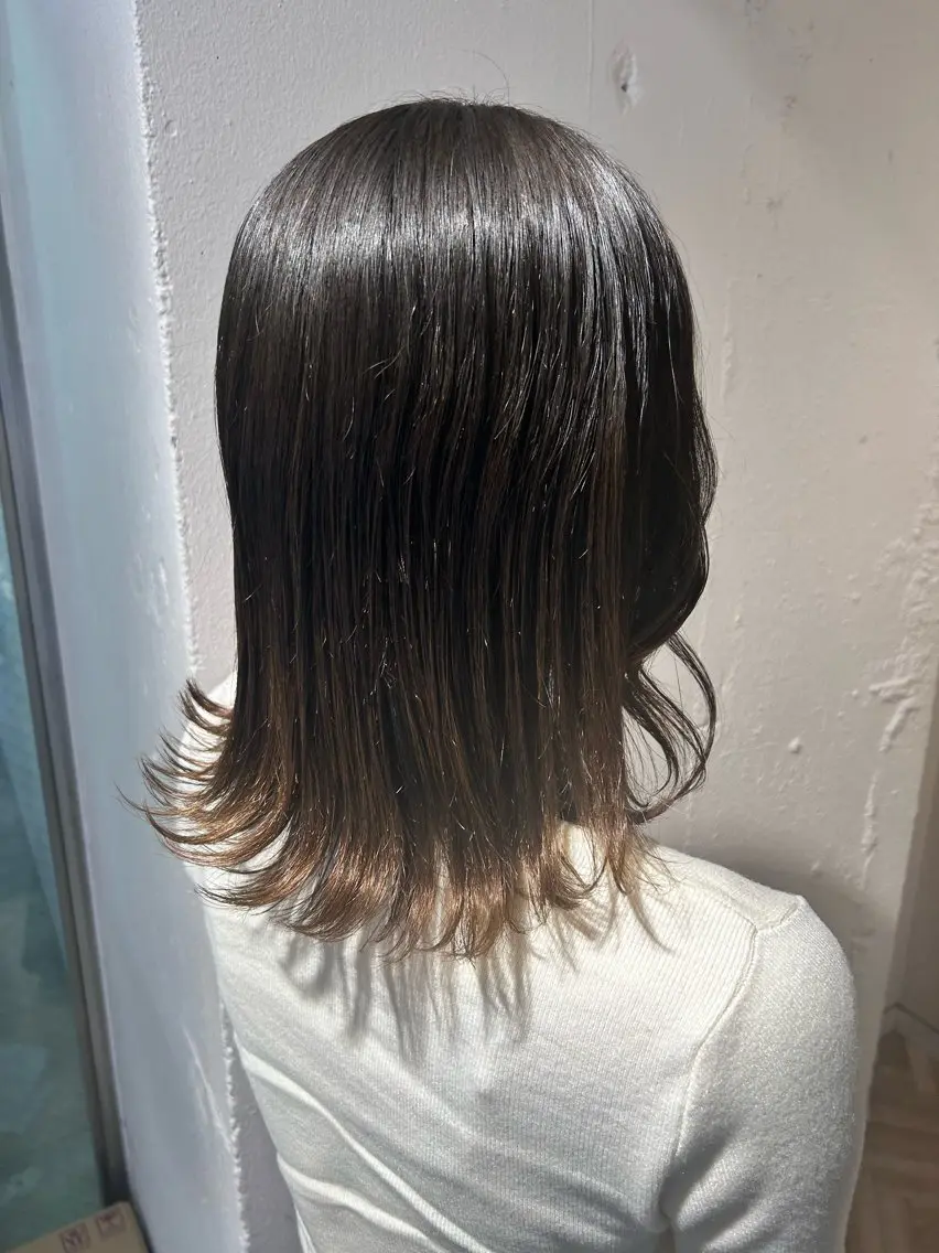 【特別メニュー🫶🏻】カット✂️+アマトラトリートメント🪼/カシミヤの様な手触りへ〜の写真