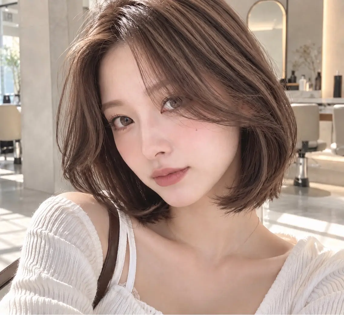 カラー 小川 萌瑚のヘアスタイル