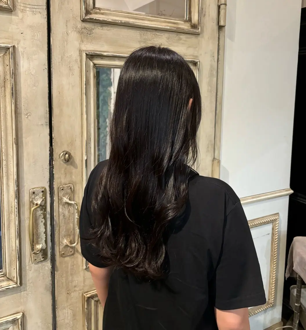カラー 透明感カラー 長谷川 さくらのヘアスタイル