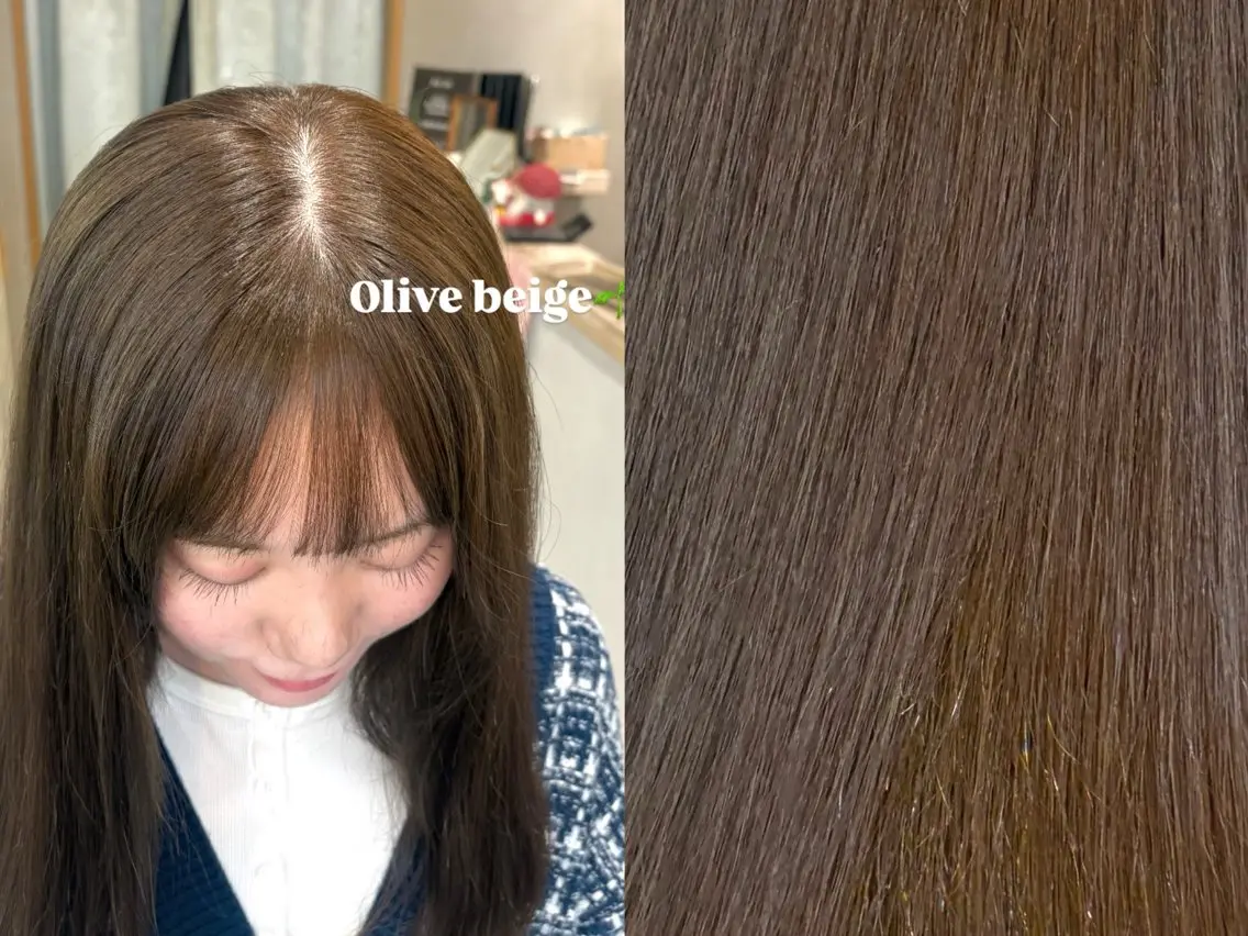 🧡【ブリーチなしダブルカラー➕カット➕保湿スチーム水TR🧡の写真