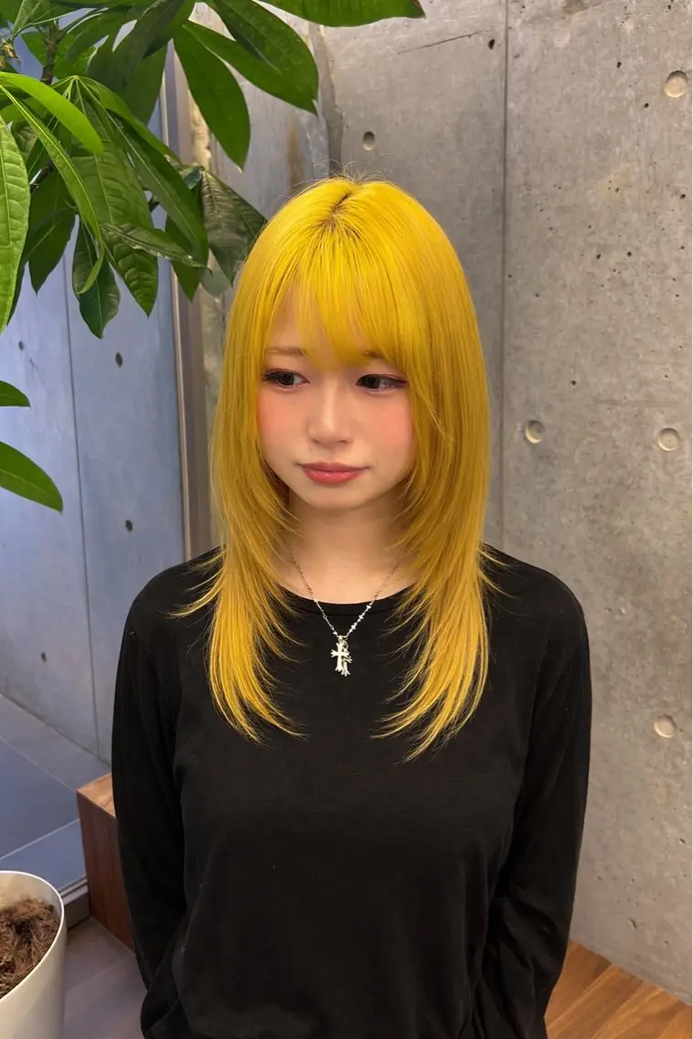 ロング カラー カット トリートメント 透明感カラー×艶髪 🍒Mihoのヘアスタイル