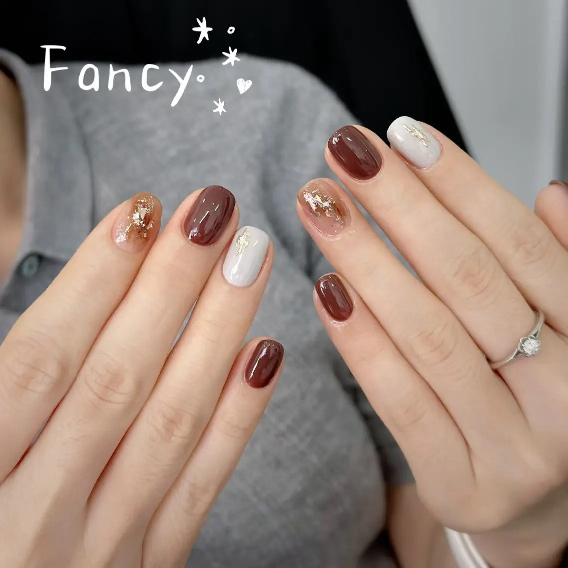 ネイル 長さ出し フットネイル フレンチネイル ガラスフレンチ 韓国ネイル Nailsalon Fancyのネイルデザイン
