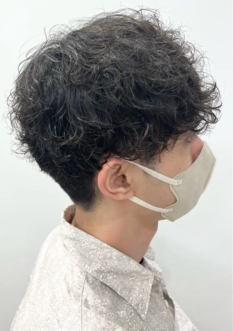 パーマ メンズ 會田 /レイヤーカットのヘアスタイル
