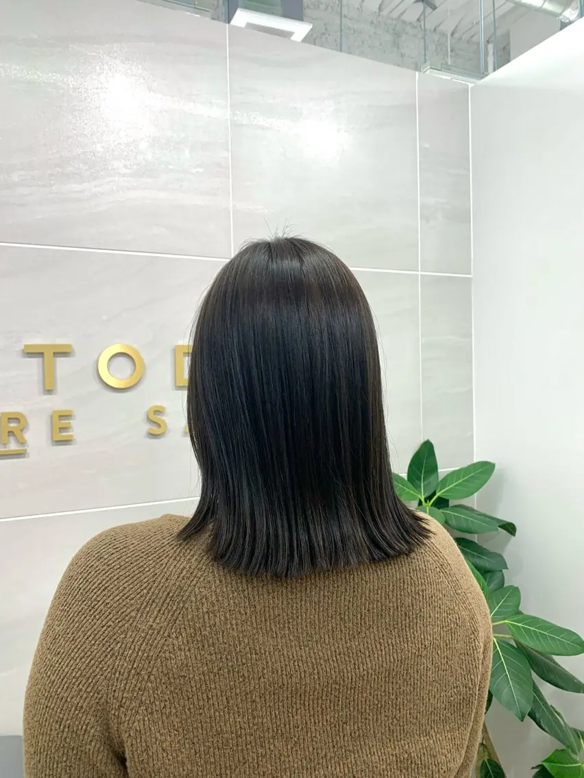 ミディアム カラー カット ヘアカラー ヘッドスパ 本格ヘッドスパ🌿 ×ヘア 佐藤のヘアスタイル