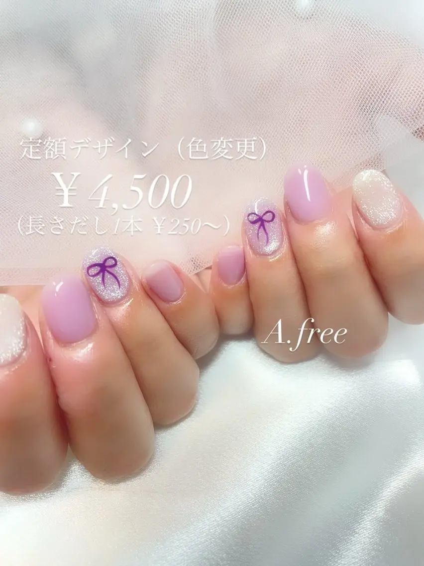 ネイル ジェルネイル A.free✧*｡ アレルギー対応✧*｡のネイルデザイン