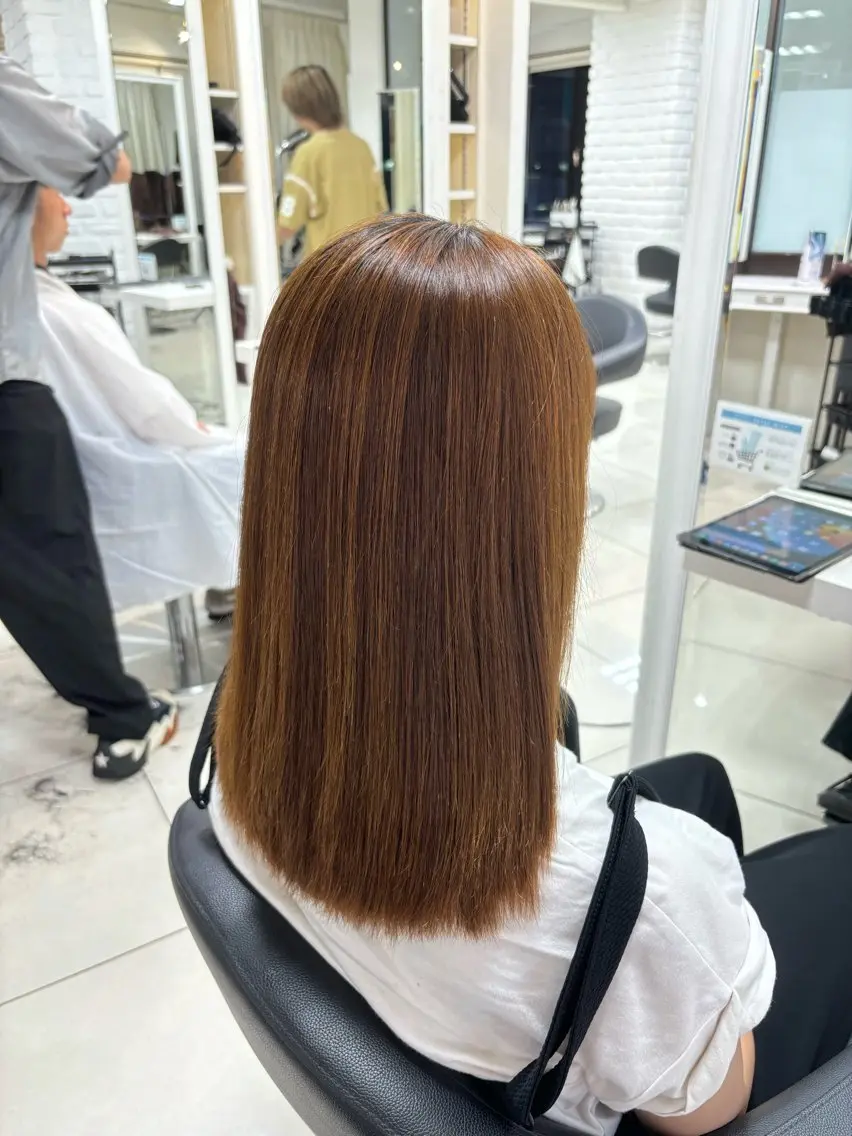 セミロング メンズカラー 🔥Reoのヘアスタイル