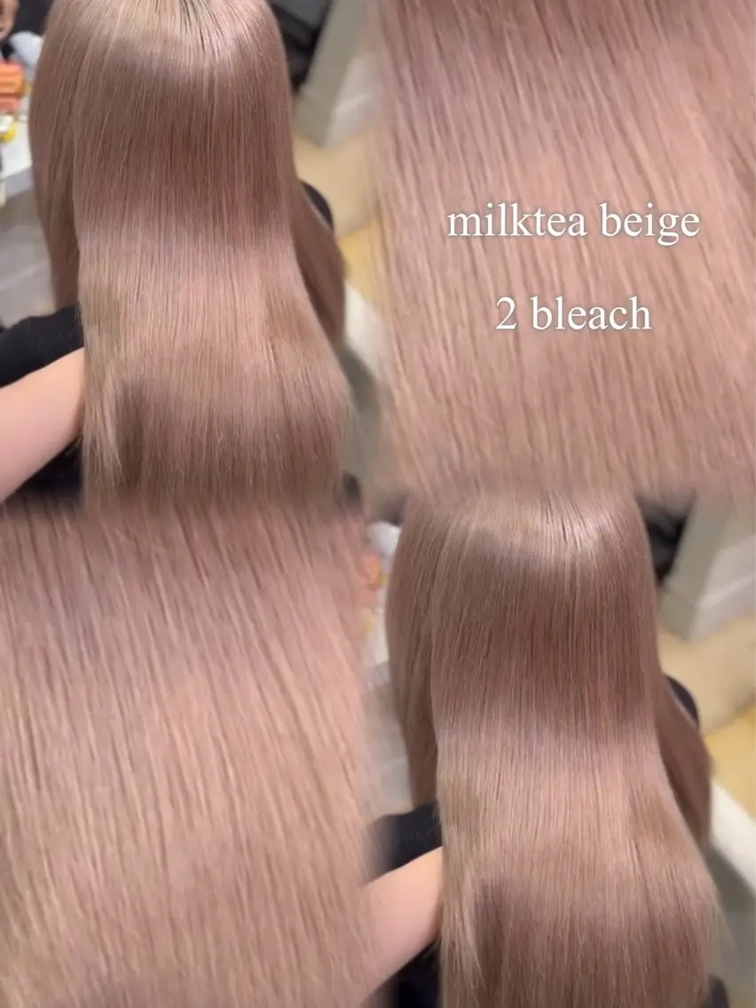 カラー ヘアカラー ハイトーン×推し カラー💫Miyuのヘアスタイル