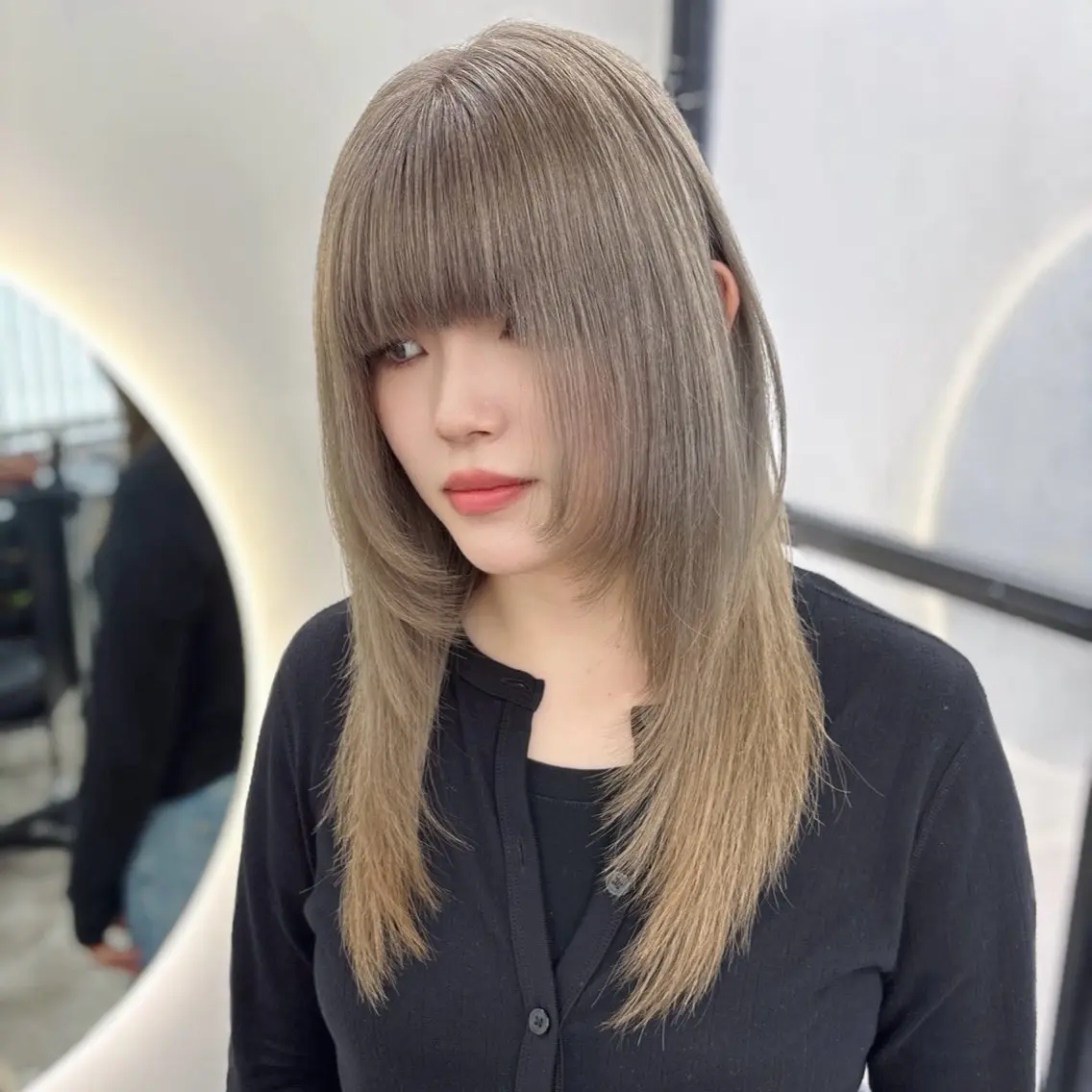 セミロング カラー ヘアカラー Ren. 🦋デザインカラーのヘアスタイル