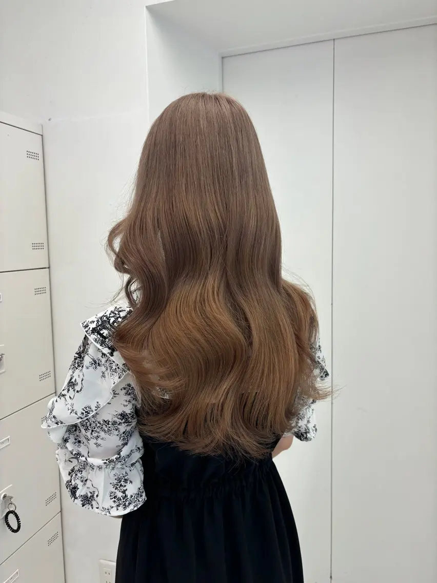 ロング カラー 💖ミルクティー💖 あかり💖のヘアスタイル
