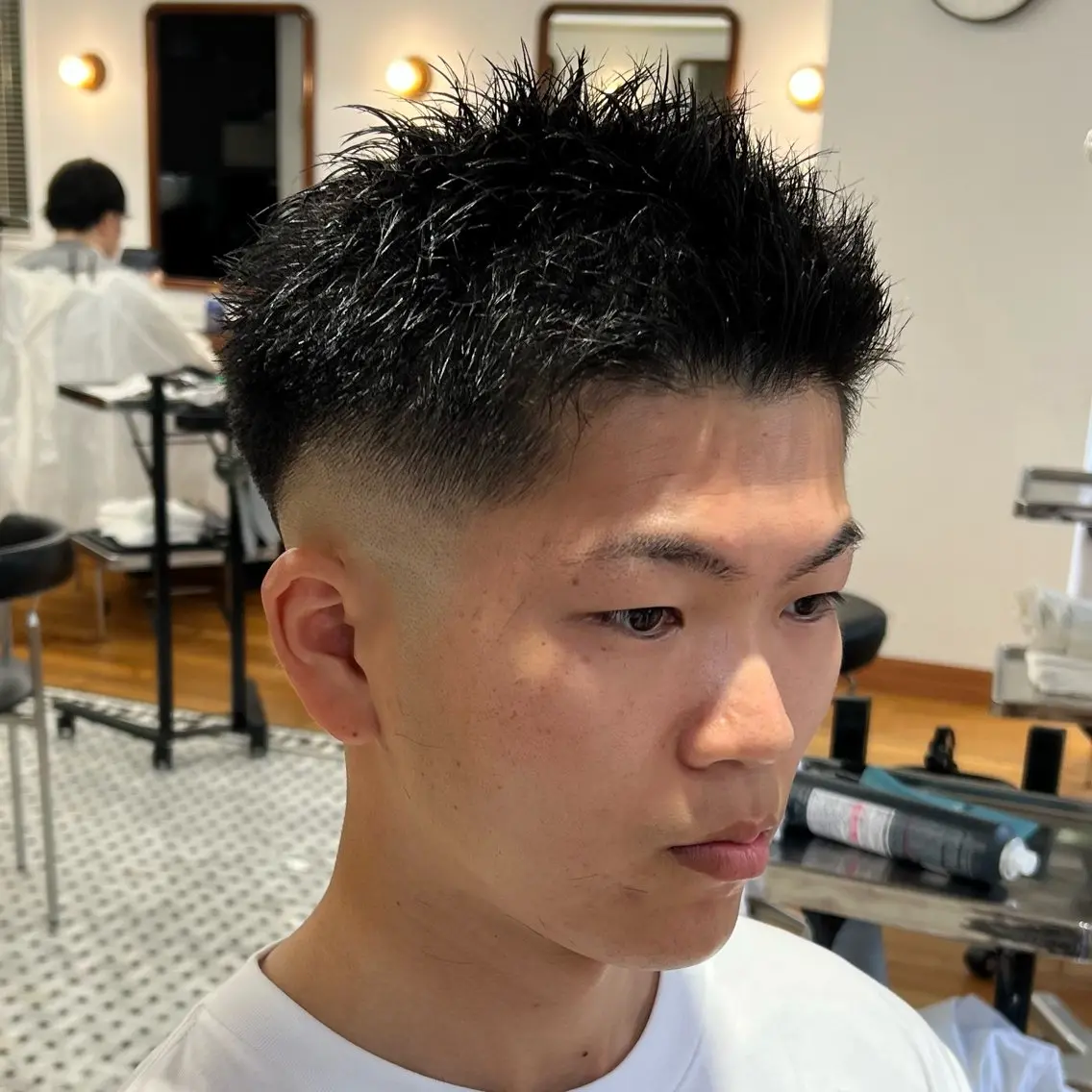 ショート メンズ カット メンズカット✂️ スキンフェード伊藤陸のヘアスタイル