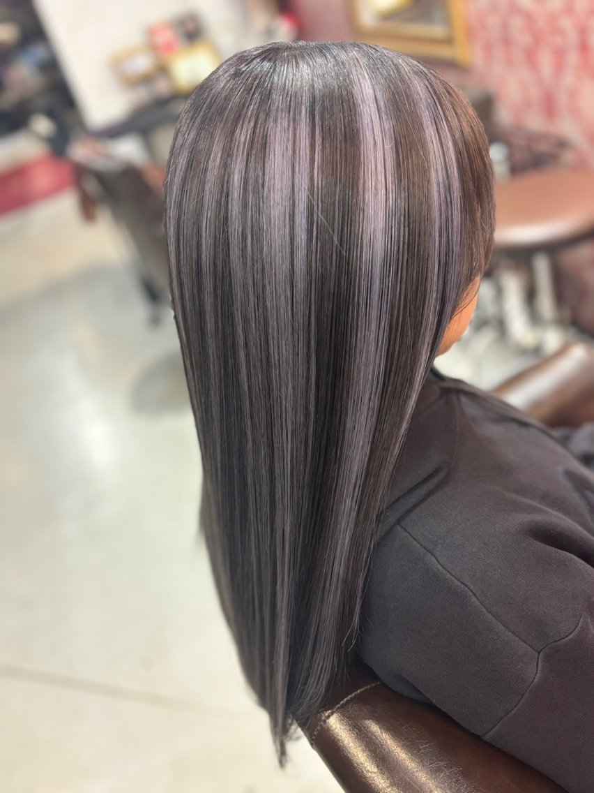 ロング カラー ヘアカラー トリートメント Barocco .ヒメのヘアスタイル