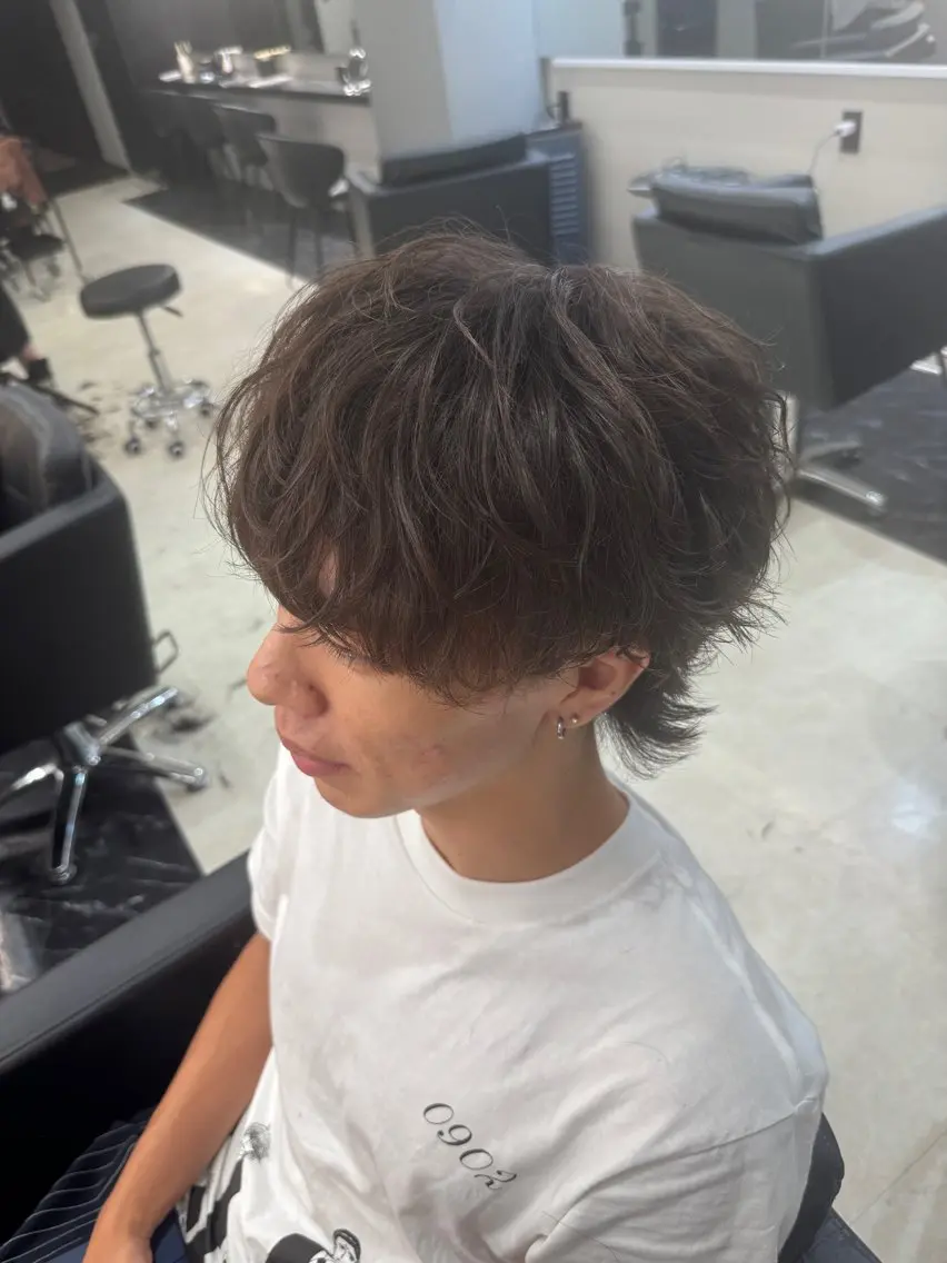 メンズ メンズパーマ パーマ 公平 莉月のヘアスタイル