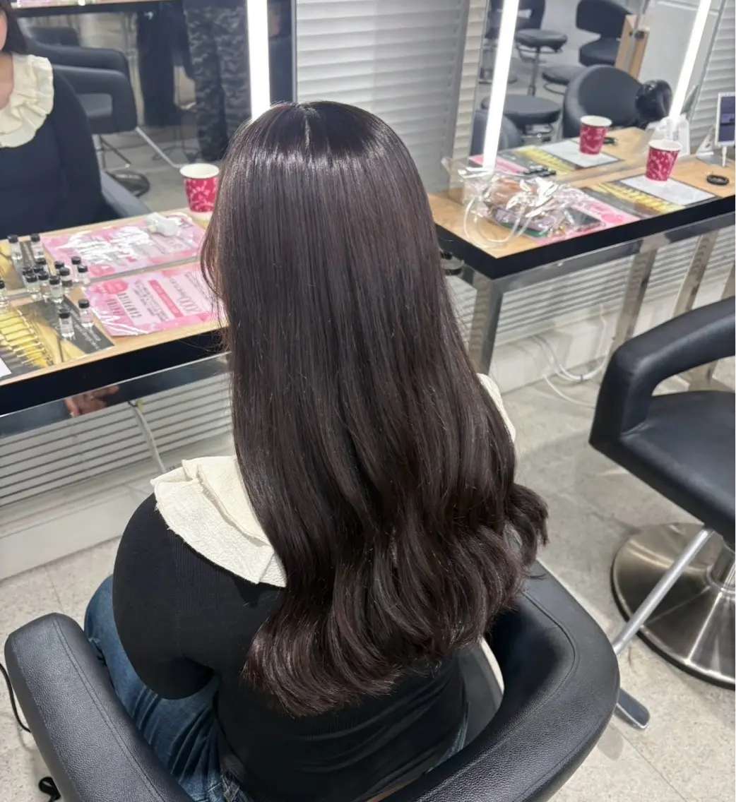 ロング ヘアカラー miku/ラベンダー 透明感カラー🪻❤︎のヘアスタイル