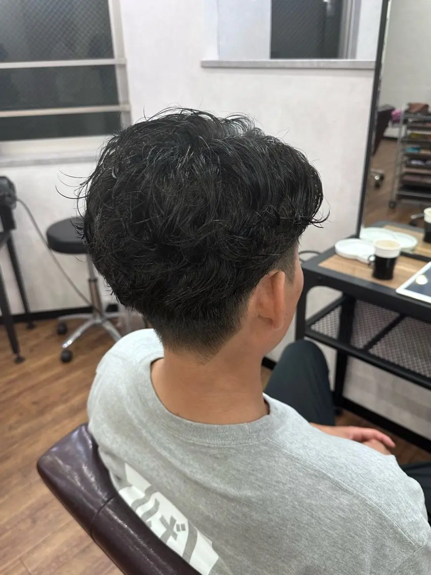 ミディアム パーマ メンズ ミディアムパーマ メンズパーマ メンズ✂︎ こたろーのヘアスタイル