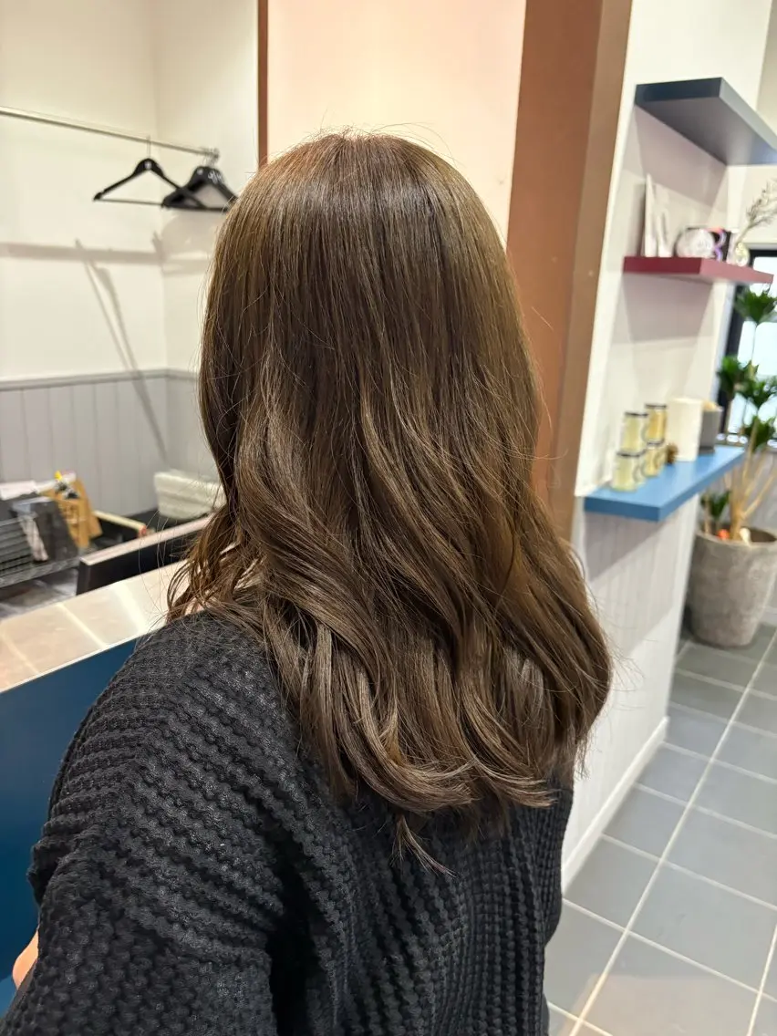 カラー ヘアカラー ソラ/ 透明感カラー🫧のヘアスタイル